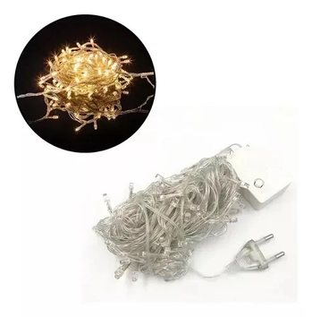 1504 PISCA C/100 LED MORNO 9.5MTS 8FUNCOES FIO TRANSP 220V