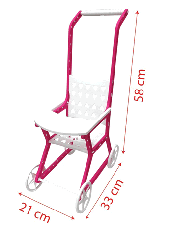 0013  BABY CAR DESMONTADO EMBALAGEM