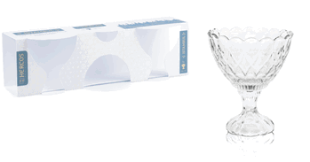 H132 JOGO DE TACAS P/SOBREMESA ISTAMBUL C/3 170ML