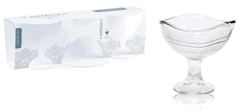 H131 JOGO DE TACAS P/SOBREMESA ANTALIA 150ML C/3