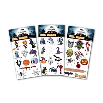 7331 CARTELA TATUAGEM TEMPORARIA HALLOWEEN
