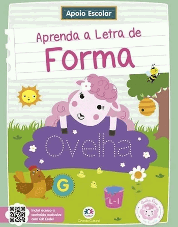 07596 APOIO ESCOLAR- APRENDA A LETRA DE FORMA 48PG