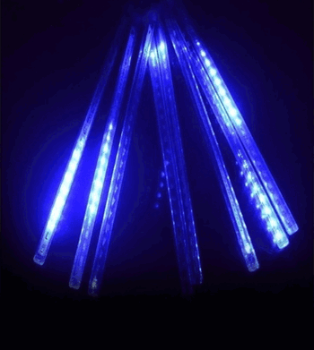 18157 8 TUBO LED AZUL DUPLA FACE 50CM