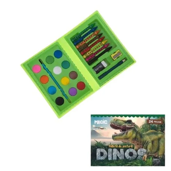 2171-A MALETA PINTURA 24PCS- DINO