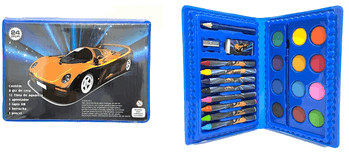 2171-E MALETA PINTURA 24PCS- CARROS