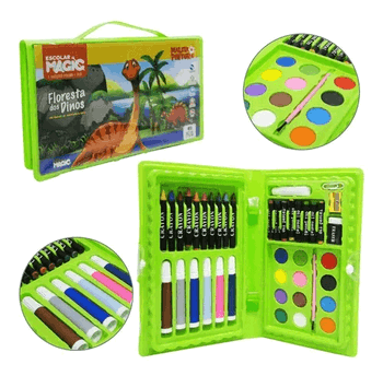 2172D MALETA 42PECAS DINOSSAUROS