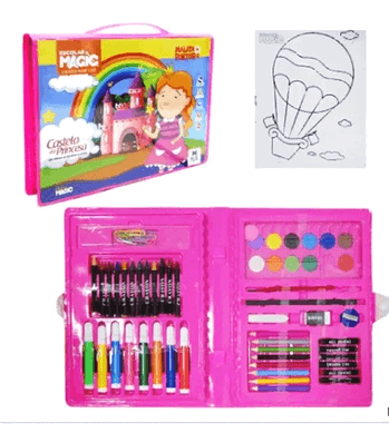 6061B MALETA 86PEÇAS PRINCESAS