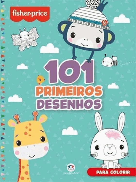 94111 LIVRO 101 PRIMEIROS DESENHOS FISHER-PRICE