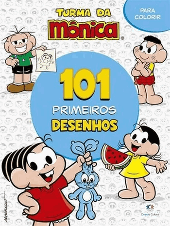 06674 LIVRO 101 PRIMEIROS DESENHOS TURMA DA MONICA