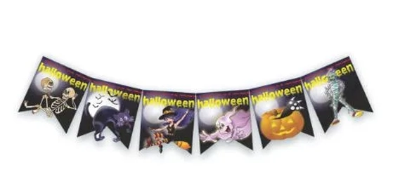 0501 BANDEIRA HALOWEEN C/10 5 METROS