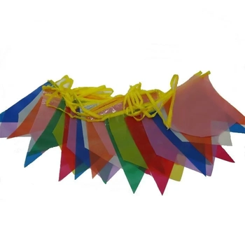 024 BANDEIRA PLASTICA 10M C/ 21 BANDEIRINHAS