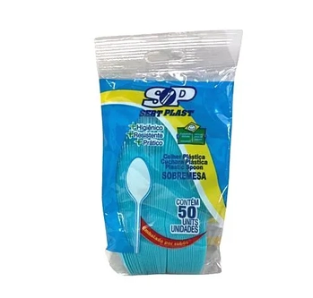 22225 COLHER SOBREMESA AZUL ESCURO C/50