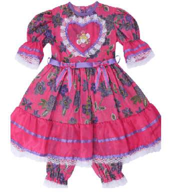 906/16 VESTIDO JUNINO BONECA Nº16