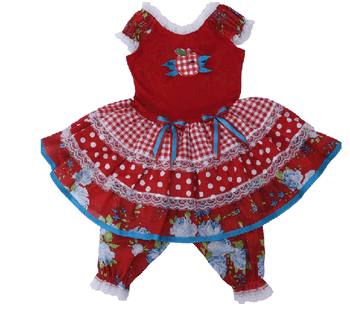 50/912/8 VESTIDO JUNINO