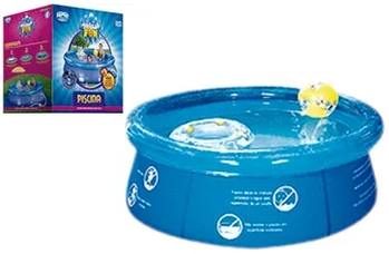 01048 PISCINA SPLASH FUNDA 1000LTS MOR 1.65MX1.65MX55CM