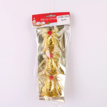 900727 SINO DE PLASTICO DE 6 CM C/3