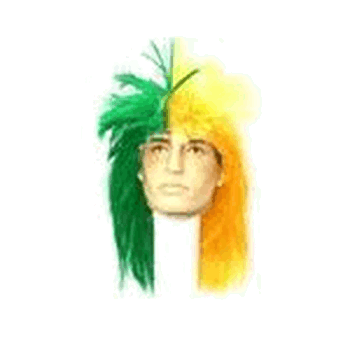 CP107 PERUCA LONGA ARREPIADA BRASIL