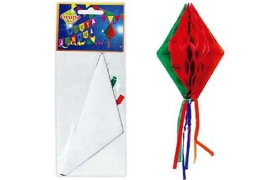 XY-38 ENFEITE JUNINO BALAO H 15CM PAPEL