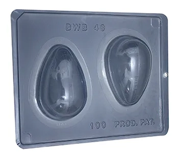 48 FORMA SILICONE P/ OVO LISO 100G
