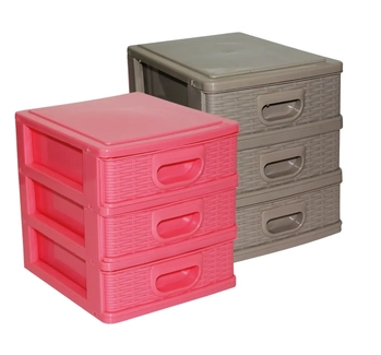 MP1218 MINI PORTA TUDO C/3 GAVETAS