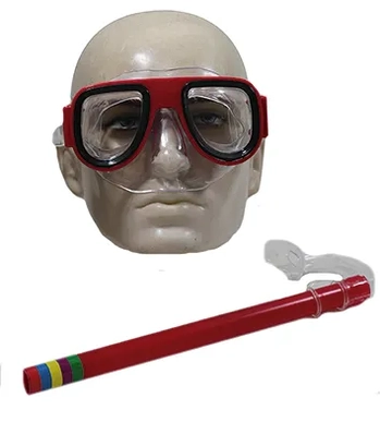 WS3941 KIT MASCARA DE MERGULHO E SNORKEL