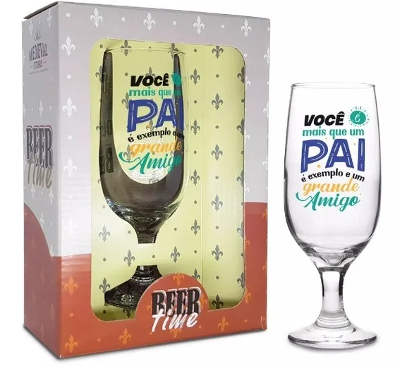 8813 TACA CERVEJA VOCE E MAIS QUE UM PAI