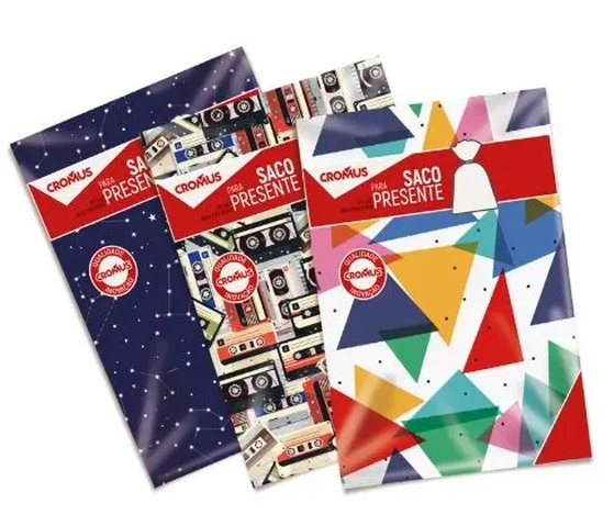 99580040 SACO P/PRESENTE METAL/PEROL 20X29 CASUAL C/50