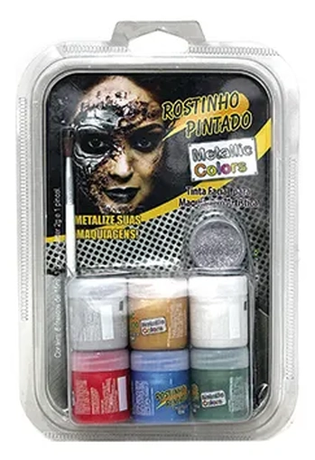 8020 KIT C/06 CORES METALIZADAS 15ML