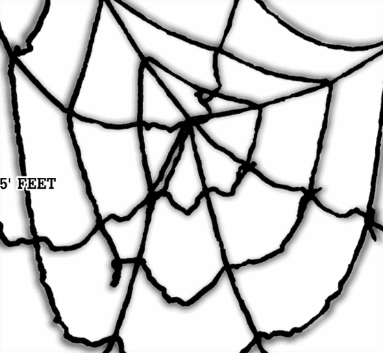 12624 ENFEITE TEIA POLIESTE HALLOWEEN