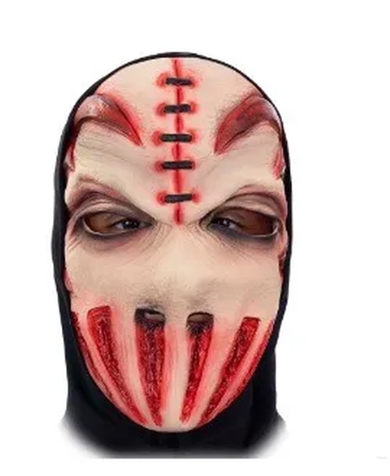 10019 MASCARA LATEX C/CAPUZ CORTADO