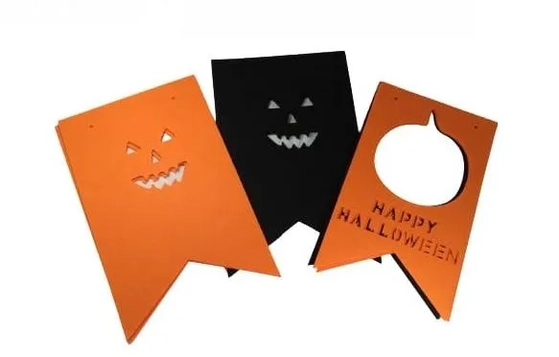 H158 FAIXA HAPPY HALLOWEEN 24X14.5X1,60CM