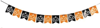 H209 FAIXA HALLOWEEN ABOBORA LARANJA E PRETA 2.81CM
