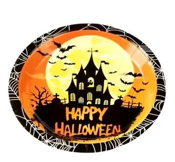 MX188R PRATO PAPEL HALLOWEEN CASTELO