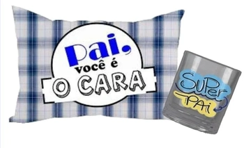 M314PAI-CDR MINI ALMOFADA PAI C/COPO DRINK