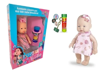 1139 BONECA NICINHA C/BOLHA DE SABAO
