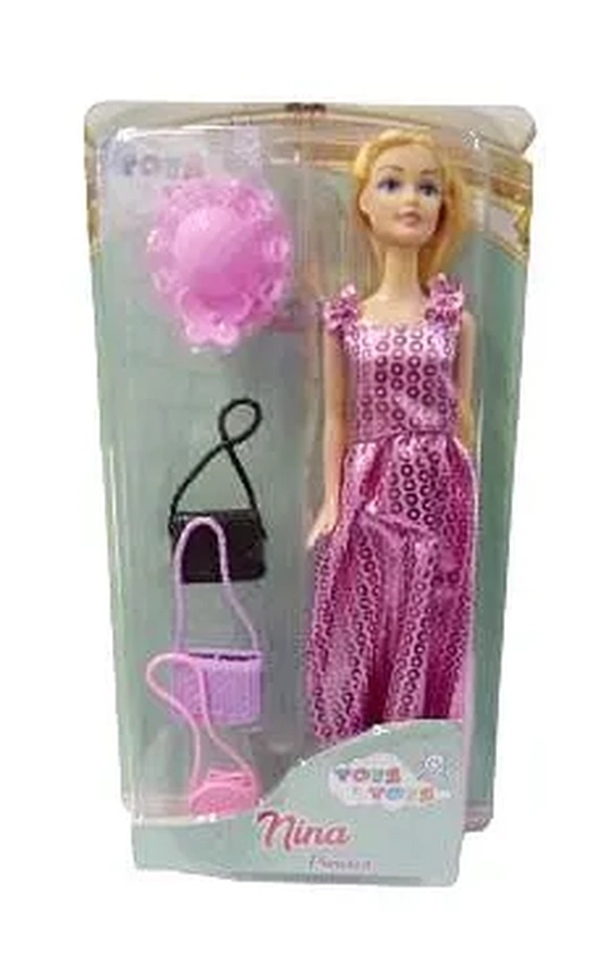 A22916 BONECA NINA PRINCESA C/ACESSORIOS