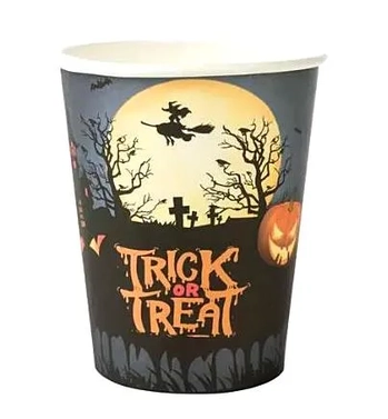 MX158S COPO DE PAPEL METALIZADO DOCE OU TRAVESSURA