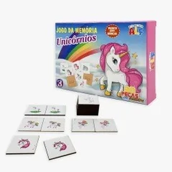 591 JOGO DA MEMORIA UNICÓRNIO