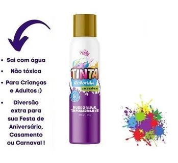 AE2600083 TINTA P/ CABELO AE DOURADO 150ML MY PARTY