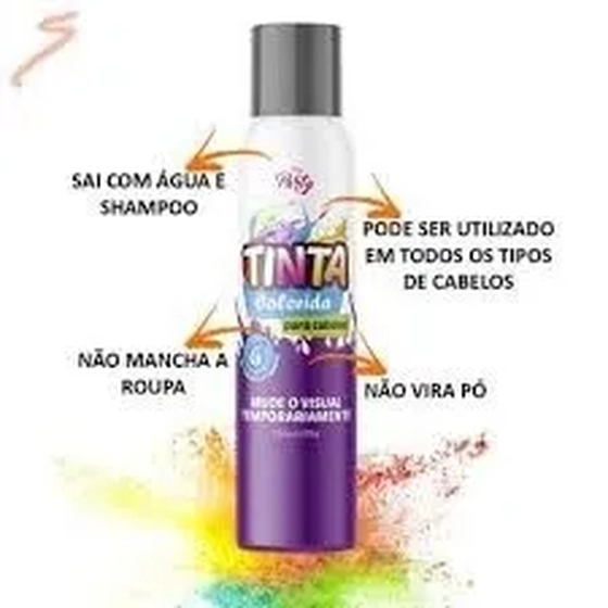 AE2600081 TINTA P/ CABELO AE PRATA 150ML MY PARTY