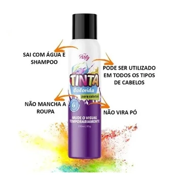 AE2600082 TINTA P/ CABELO AE PRETO 150ML MY PARTY