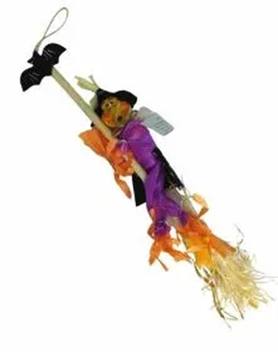 Q22015 BRUXINHA NA VASSOURA 8X38CM