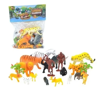 SUPER-22028 BRINQUEDO EM PLASTICO KIT ANIMAIS 26,0X17X40CM