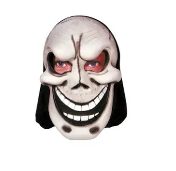 730 MASCARA LATEX C/CAPUZ CAVEIRA SARCASTICA