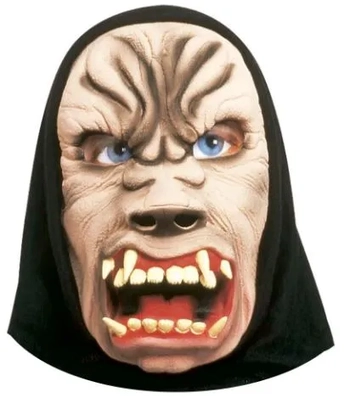 733 MASCARA LATEX C/CAPUZ LOBISOMEN