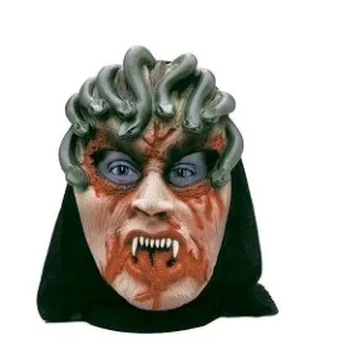 787 MASCARA LATEX C/CAPUZ MEDUSA