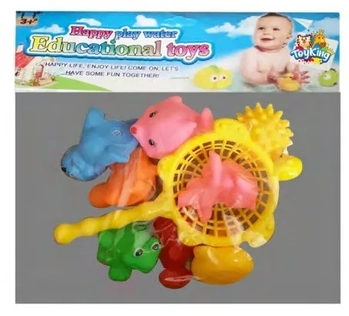 TK-AB4279 BRINQUEDO ANIMAL DE PLASTICO PVC C/ 9 PCS