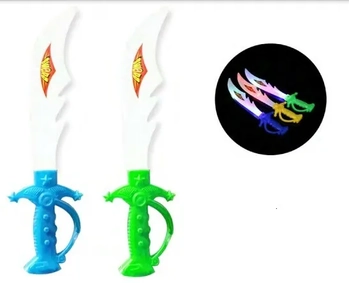 TK-AB4988 BRINQUEDO ESPADA DE PLASTICO PVC A PILHA