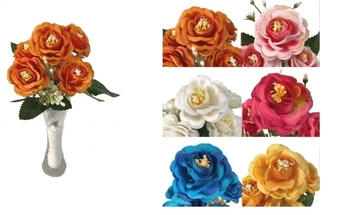 03367 MINI BUQUE DE CAMELIA X 5