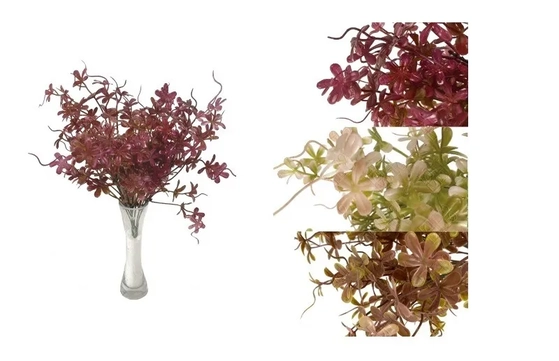 E/1187 BUQUE PLAST. DE FLOR X 7 40CM